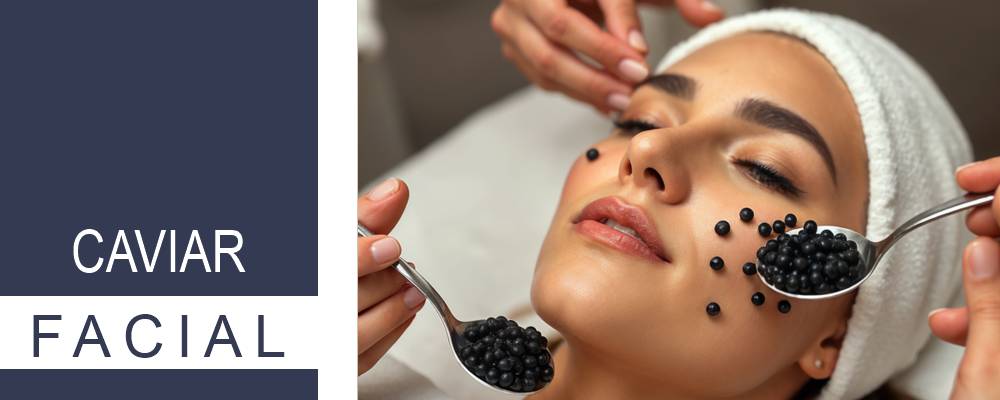 Indulge in a caviar facial, the ultimate skincare treatment for glowing and revitalized skin.